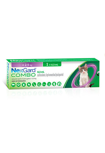 Imagen de PIPETA NEXGARD GATO SPOT-ON HASTA 2.5 KG