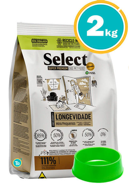 Imagen de SELECT PERRO SENIOR LONGEVIDAD RAZAS MINI Y PEQUEÑAS  2KG