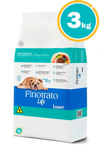 Imagen de FINOTRATO LIFE PERRO ADULTO LIGHT RAZA PEQ/MED 3KG