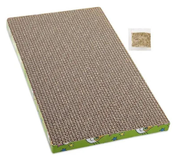 Imagen de RASCADOR FERPLAST PLANO C/HIERBA GATERA 20.5X43X3