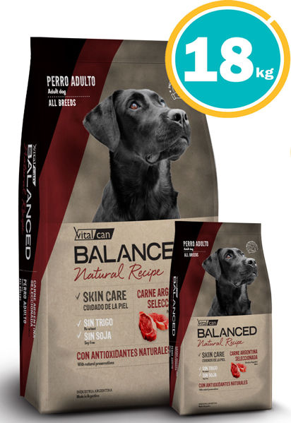 Imagen de Balanced NATURAL RECIPE Perro CARNE ARGENTINA 15+3kg