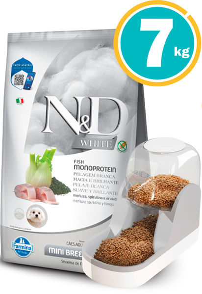 Imagen de NYD Perro Adulto MINI WHITE Monoproteína PESCADO BLANCO 7KG