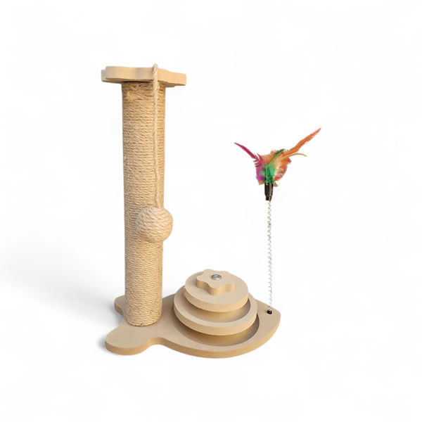 Imagen de RASCADOR POSTE CON ACCESORIOS (CE-322)