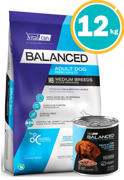 Imagen de BALANCED Perro Adulto Raza Mediana 12 KG
