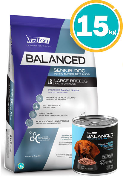 Imagen de BALANCED Senior Raza Grande 15 kg