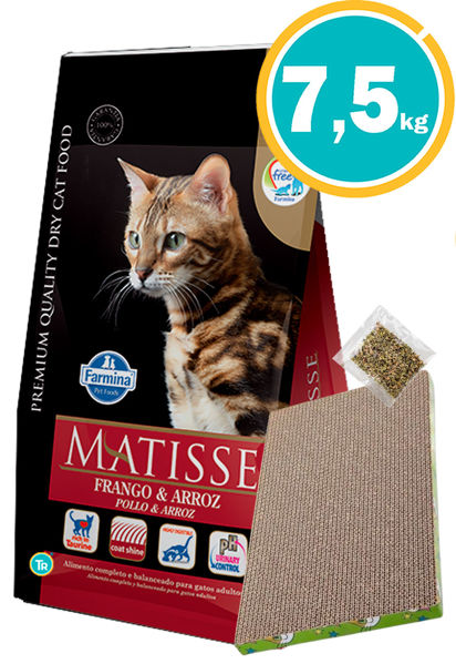 Imagen de MATISSE Frango y Arroz 7,5Kg + Rascador