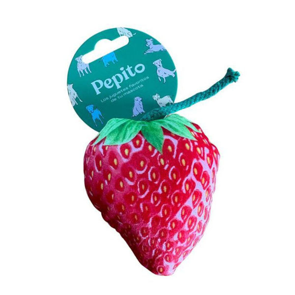 Imagen de JUGUETE FERPLAST FRUTILLA CATMINT PARA GATO PEPITO