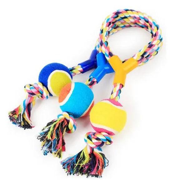 Imagen de JUGUETE  PELOTA DE TENIS CON AGARRE