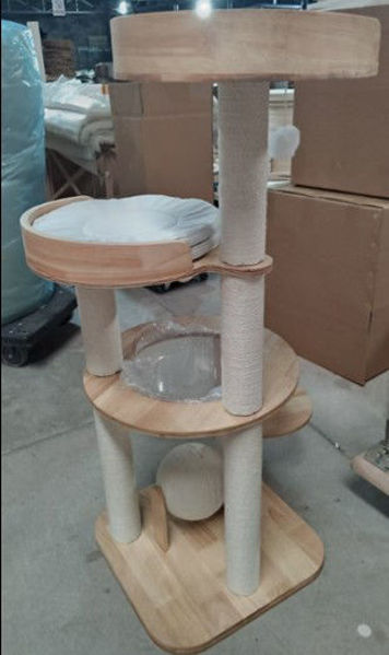 Imagen de RASCADOR CON CAMA PARA GATO 3 NIVELES - TR272