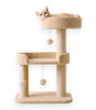 Imagen de Rascador gato color beige 2 niveles
