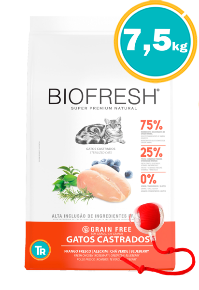 Imagen de BIOFRESH Alimento Gato Castrado 7,5Kg Pollo
