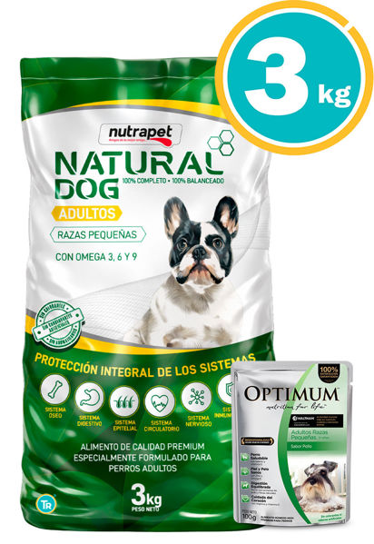 Imagen de NATURAL DOG ADULTO RAZAS PEQUEÑAS 3kg