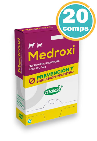 Imagen de MEDROXI VETCROSS 5mg 20 COMPRIMIDOS