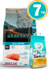 Imagen de BRAVERY Gato Adulto Salmón 7kg + Sanicat Clumping
