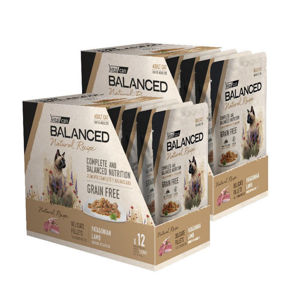 Imagen de Salsa BALANCED Gato adulto CORDERO 85gr - 24 unidades