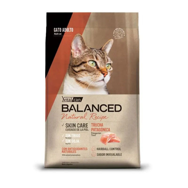 Imagen de BALANCED NATURAL RECIPE GATO ADULTO TRUCHA 7.5+1.5KG