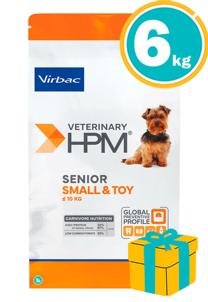Imagen de Alimento HPM Virbac Perro Senior Razas Pequeñas y Mini 6kg