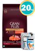 Imagen de GRAN PLUS Alimento Adulto Gourmet Med/Gra 20kg Salmón y Pollo