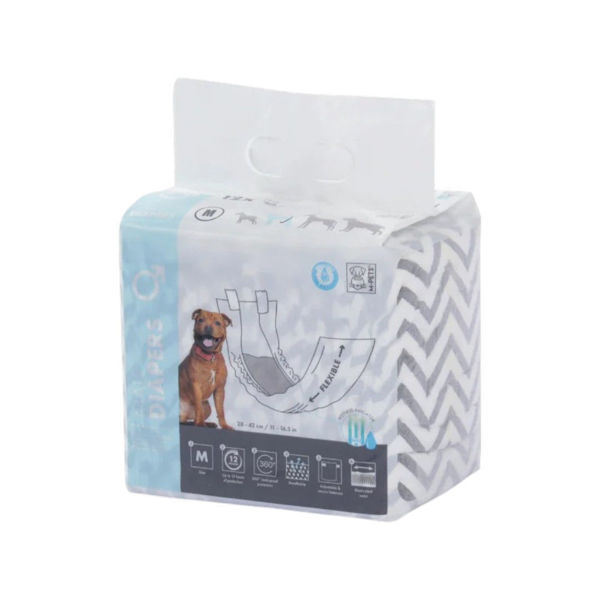 Imagen de Pañales Para Macho Talle M 12 Unidades - M-PETS