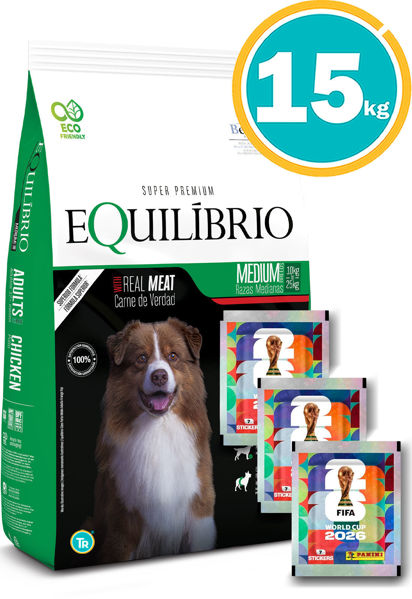 Imagen de EQUILIBRIO  Perro Adulto Razas Medias 15  + Figuritas