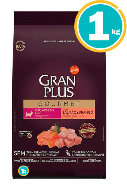 Imagen de GRAN PLUS Perro Adulto Gourmet Mini 1kg Salmón y Pollo