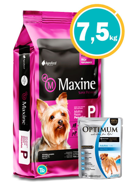 Imagen de MAXINE Perro Adulto Razas Pequeñas 7,5kg + Salsa