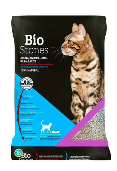 Imagen de Sanitario Esferas Aglomerante Bio Stones 25 kg Lavanda