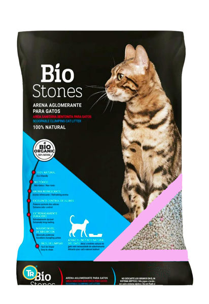 Imagen de Sanitario Esferas Aglomerante Bio Stones 4 kg Talco bebé
